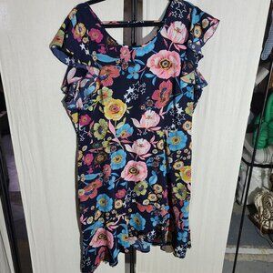 Flowing Floral Midi Dress